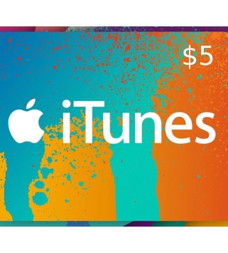 iTunes $5 CA Card Key 